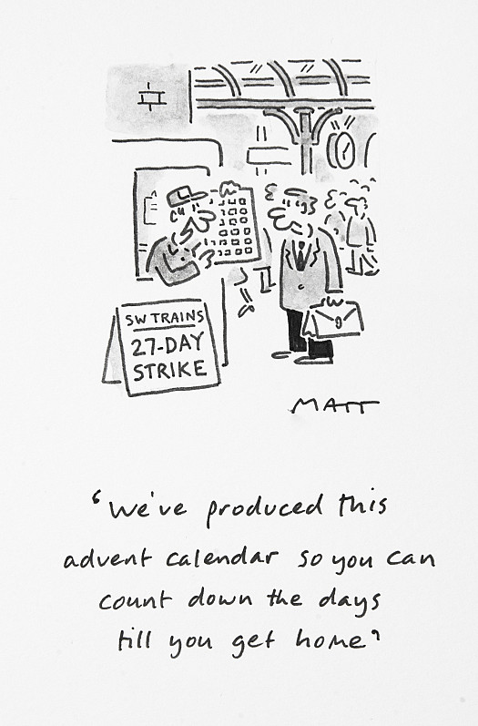 We've produced this advent calendar so you can count down the days till you get home