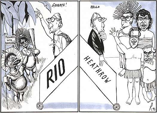 John Major the Return from Rio