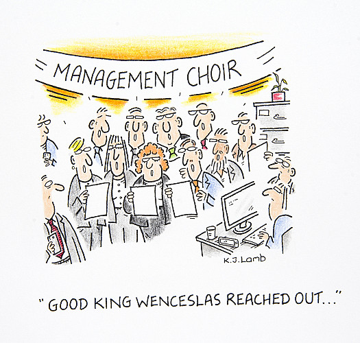 Good King Wenceslas reached out...