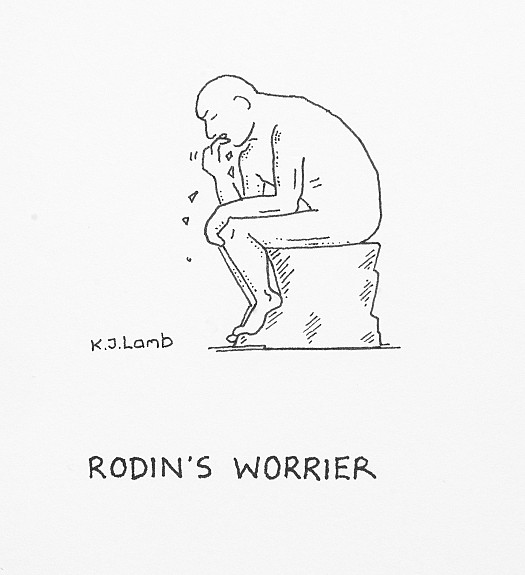 Rodin's Worrier