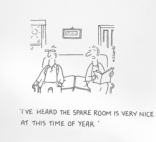 I've heard the spare room is very nice at this time of year