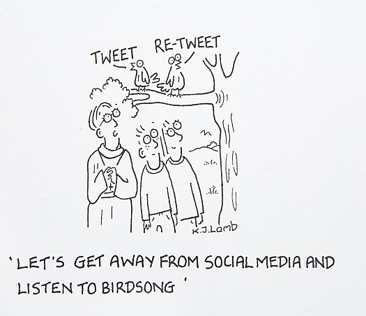 Let's get away from social media and listen to birdsong