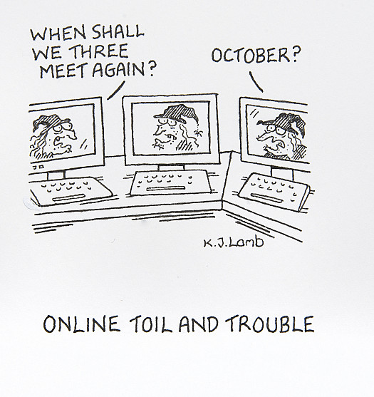 Online Toil and Trouble
