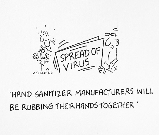 Hand sanitizer manufacturers will be rubbing their hands together