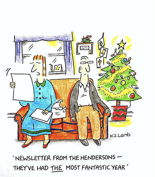 Newsletter from the Hendersons - they've had the most fantastic year