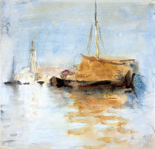 Sailing Boat On Venetian Lagoon