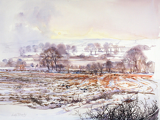 Snow On a Rutted Field &ndash; Spennithorne