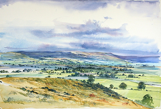 Rainclouds over the Valley, Wensleydale