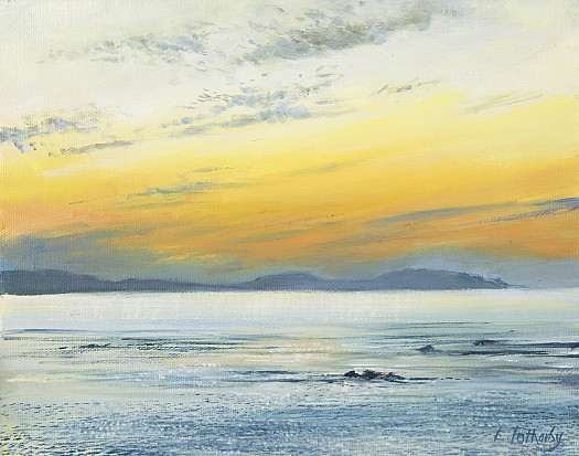 Yellow Sunset, Sri Lanka