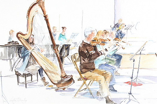 City of Cambridge Symphony Orchestra, Harp and Violins