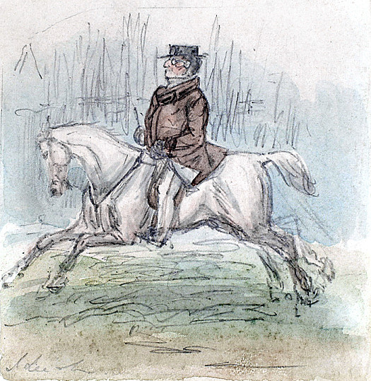 Lord Scamperdale as He Appeared In His 'Swell' Clothes