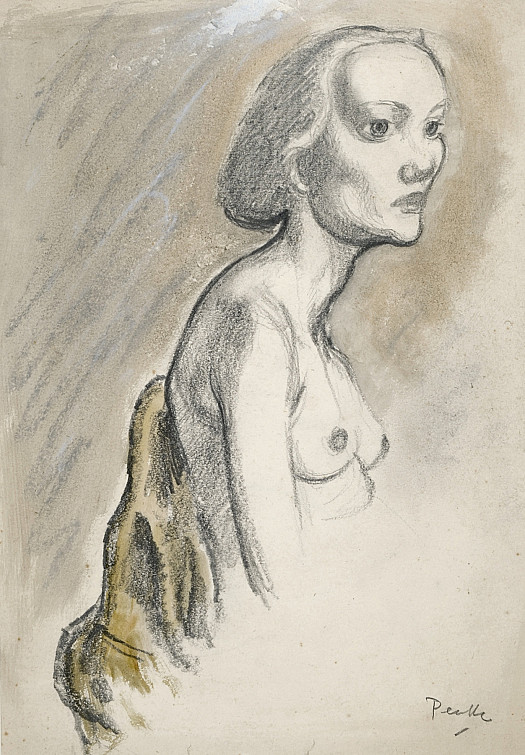 Nude Seated in Yellow Chair