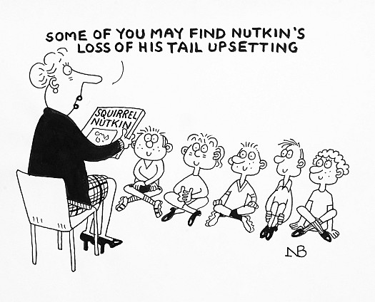 Some of you may find Nutkin's loss of his tail upsetting