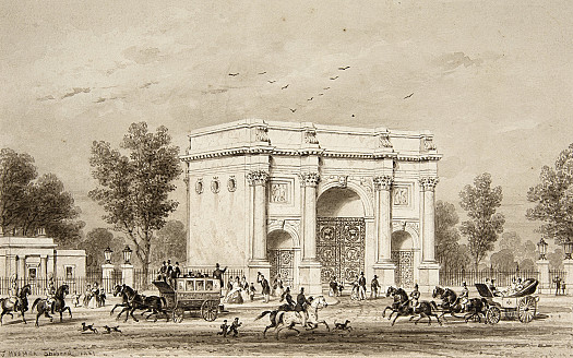 The Marble Arch, Hyde Park Corner, Oxford Street