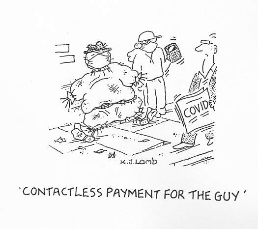 Contactless payment for the guy