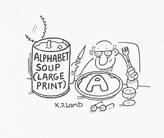 Alphabet Soup (Large Print)