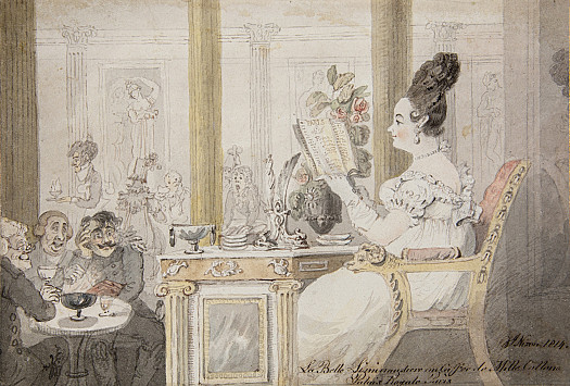 La Belle Liminaudi&egrave;re au Caff&eacute;e de Mille Collone, Palais Royal, Paris