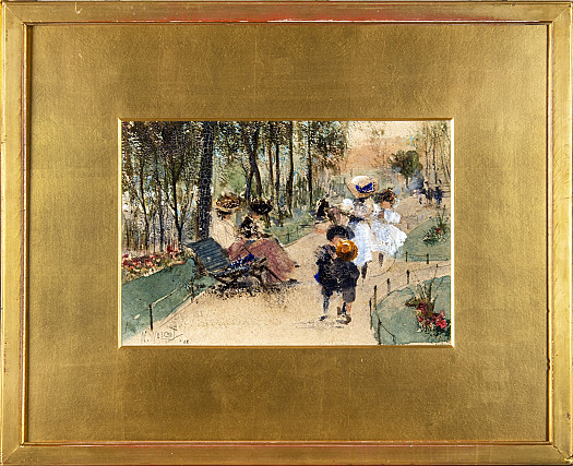 Women and Children in a Park