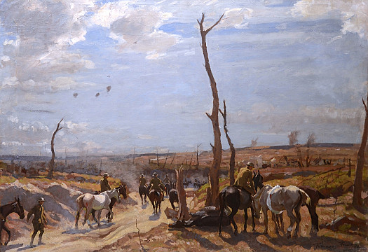 Wounded Horses Returning from the Front, France