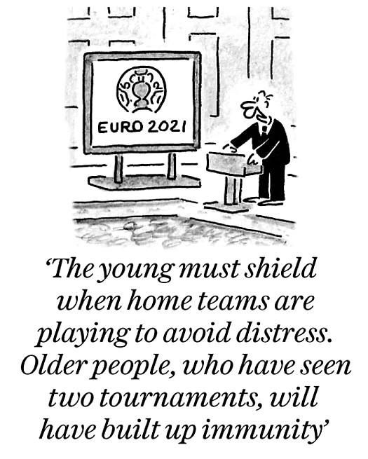 The young must shield when home teams are playing to avoid distress. Older people, who have seen two tournaments, will have built up immunity