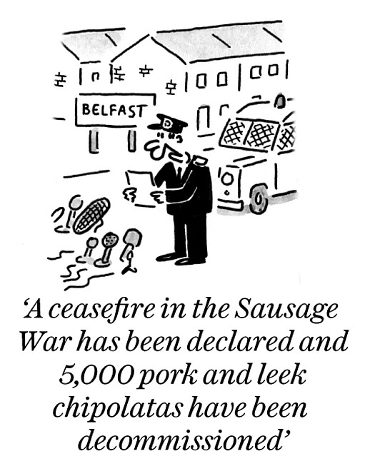 A ceasefire in the Sausage War has been declared and 5,000 pork and leek chipolatas have been decommissioned