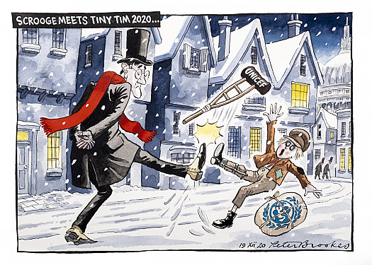 Scrooge meets Tiny Tim 2020...
