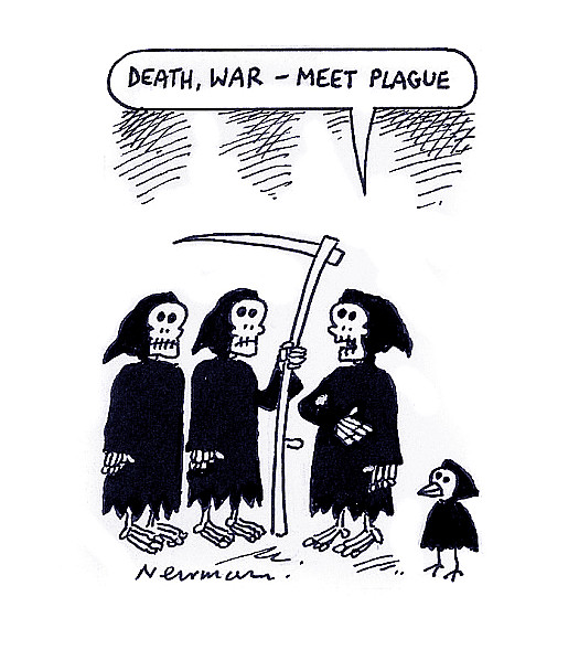 Death, War - Meet Plague