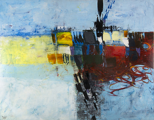 Horizontal Composition (Blue) 1961