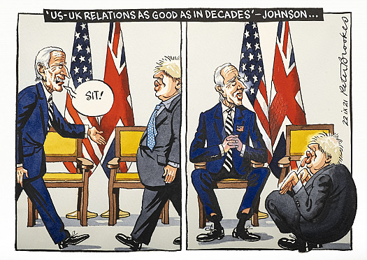 'US-UK relations as good as in decades' - Johnson ...
