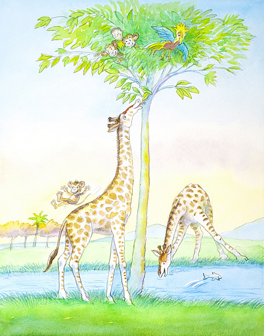 Two Giraffes [II]