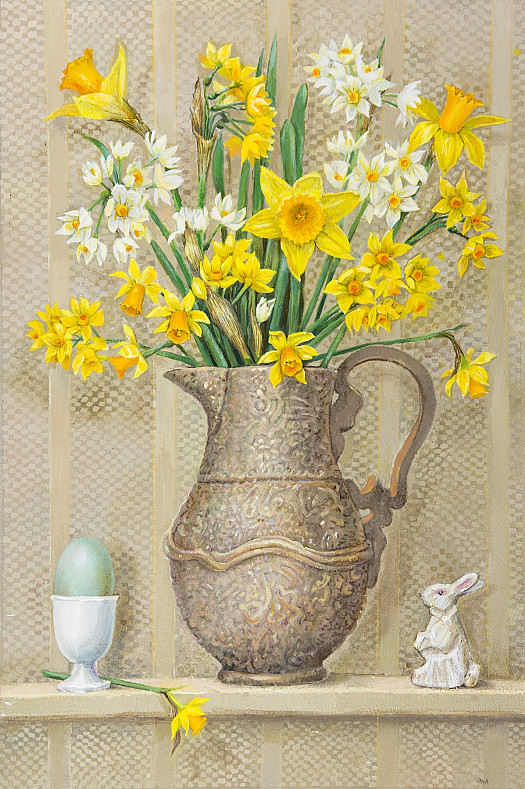 Daffodils and White Rabbit