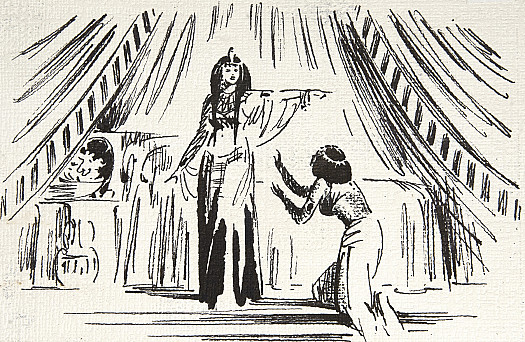 Hopelessly Aida Kneels Before Amneris(Act Two, Scene 1)