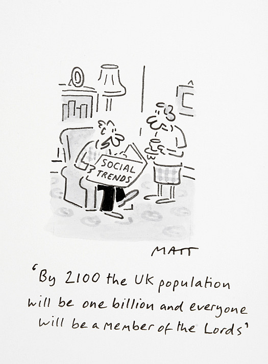 By 2100 the Uk Population Will Be One Billion and Everyone Will Be a Member
of the Lords
