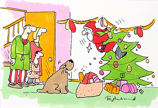Dog Attacks Santa