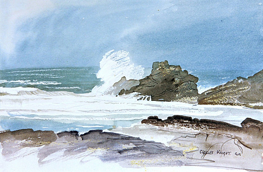 Stormy Sea and Rocks