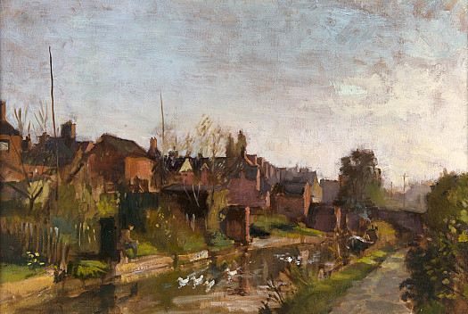 Houses by the Canal