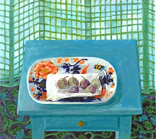 Figs and Chinese Plate