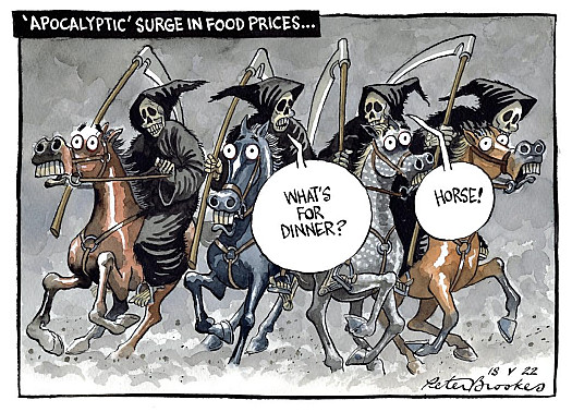 'Apocalyptic' surge in food prices...
