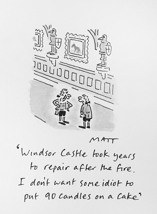Windsor Castle Took Years to Repair After the Fire. I Don't Want Some Idiot to Put 90 Candles In a Cake