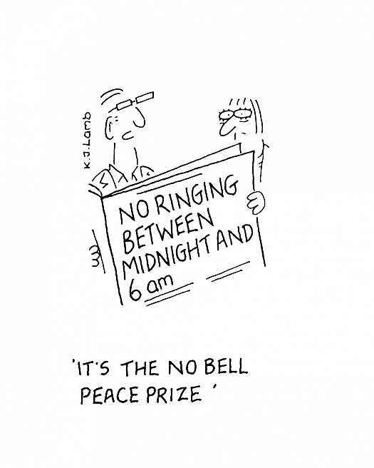 It's the No Bell Peace Prize