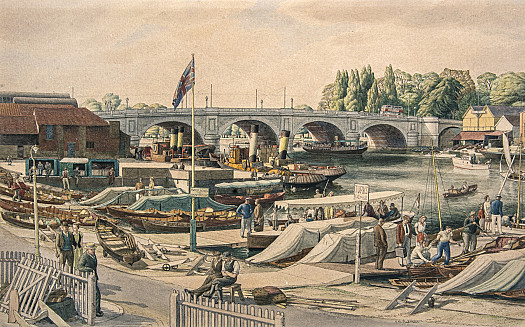 Kingston Bridge from Turk's Boathouse
