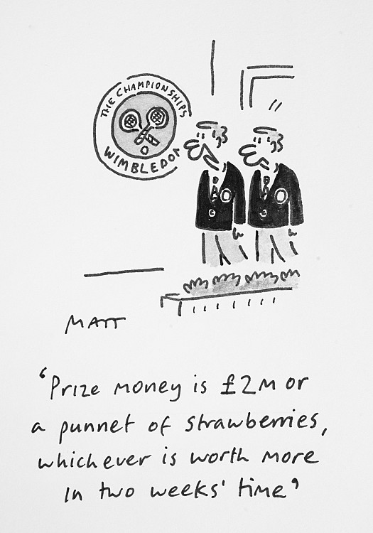 Prize Money Is &pound;2m or a Punnet of Strawberries, Whichever Is WorthMore In Two Weeks' Time