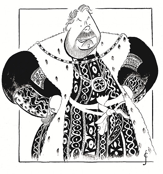 Richard Griffiths. Henry VIII. RSC 1983