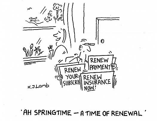 Ah Springtime - a time of renewal