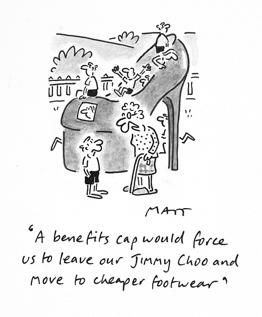 A Benefits Cap Would Force Us to Leave Our Jimmy Choo and Move to Cheaper Footwear