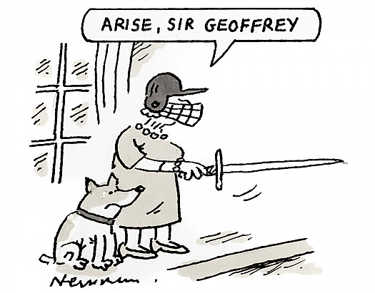 Arise, Sir Geoffrey