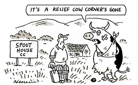 It's a relief Cow Corner's gone