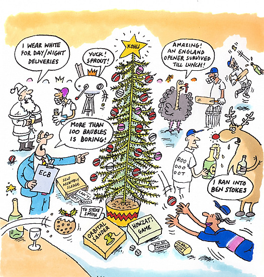 The Cricketer Christmas Cover