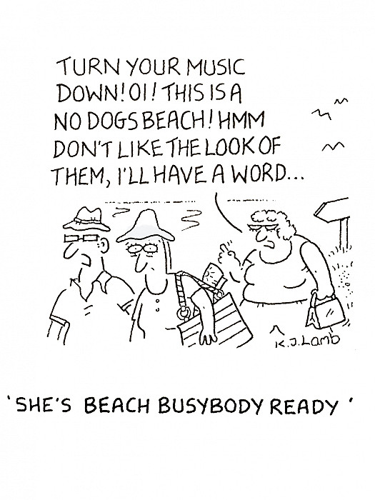 She's Beach Busybody Ready