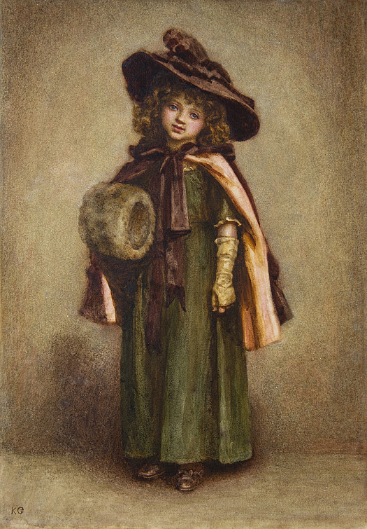Little Girl with Muff